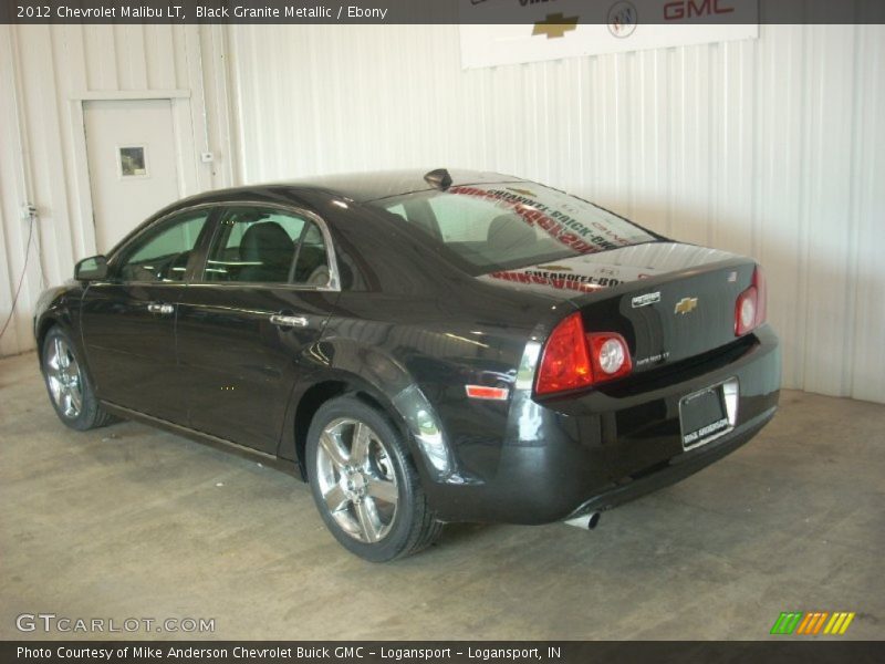 Black Granite Metallic / Ebony 2012 Chevrolet Malibu LT