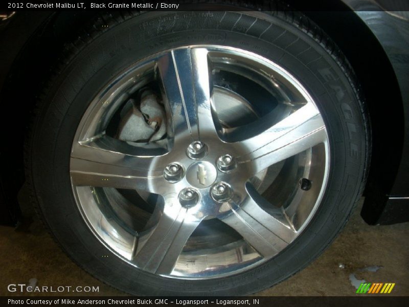Black Granite Metallic / Ebony 2012 Chevrolet Malibu LT