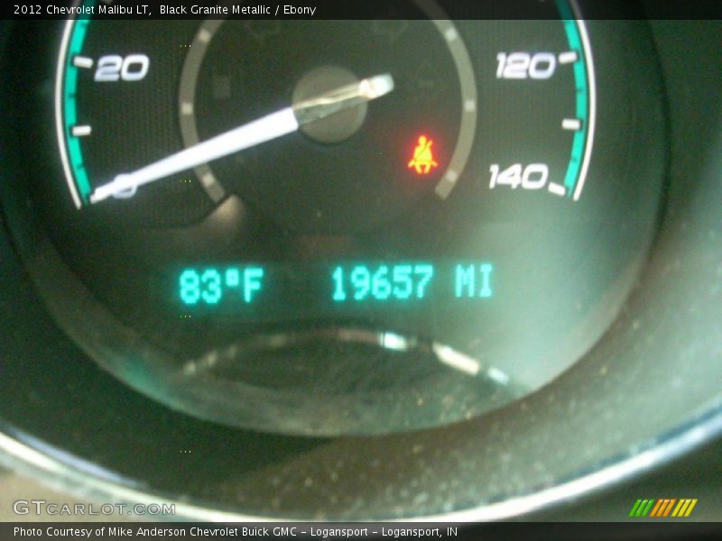 Black Granite Metallic / Ebony 2012 Chevrolet Malibu LT