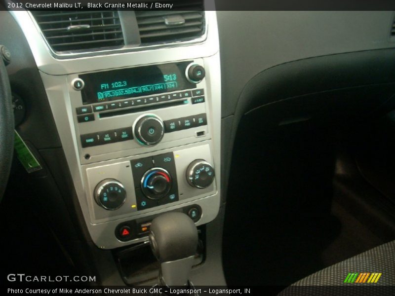 Black Granite Metallic / Ebony 2012 Chevrolet Malibu LT