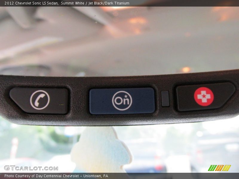 Summit White / Jet Black/Dark Titanium 2012 Chevrolet Sonic LS Sedan