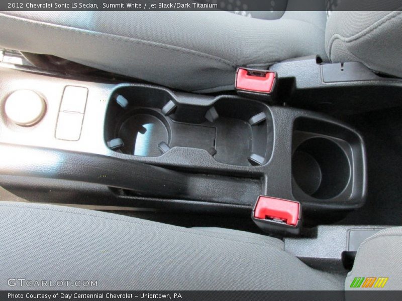 Summit White / Jet Black/Dark Titanium 2012 Chevrolet Sonic LS Sedan