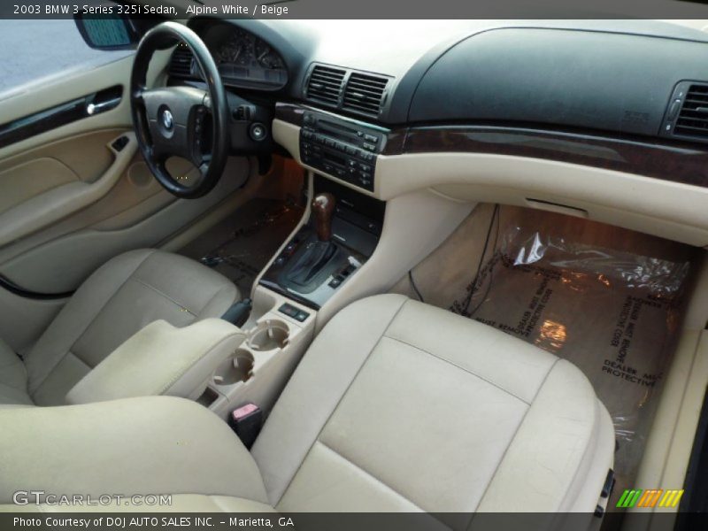 Alpine White / Beige 2003 BMW 3 Series 325i Sedan
