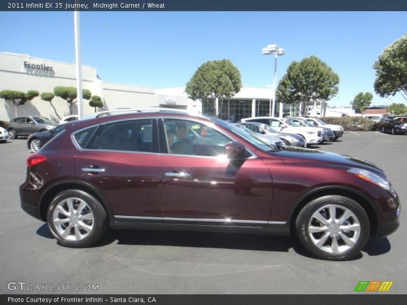 Midnight Garnet / Wheat 2011 Infiniti EX 35 Journey