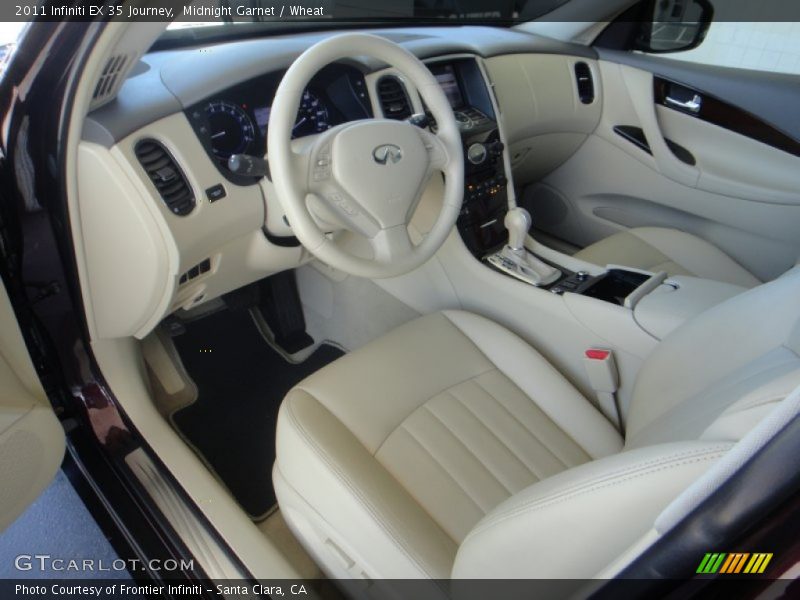 Midnight Garnet / Wheat 2011 Infiniti EX 35 Journey