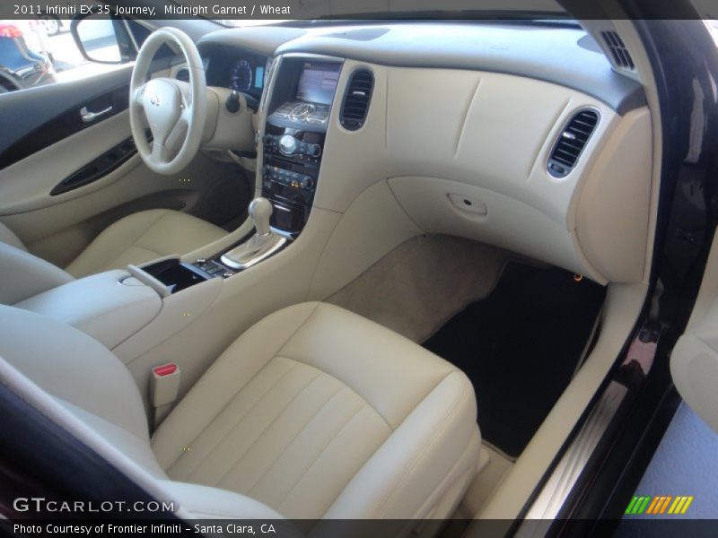 Midnight Garnet / Wheat 2011 Infiniti EX 35 Journey