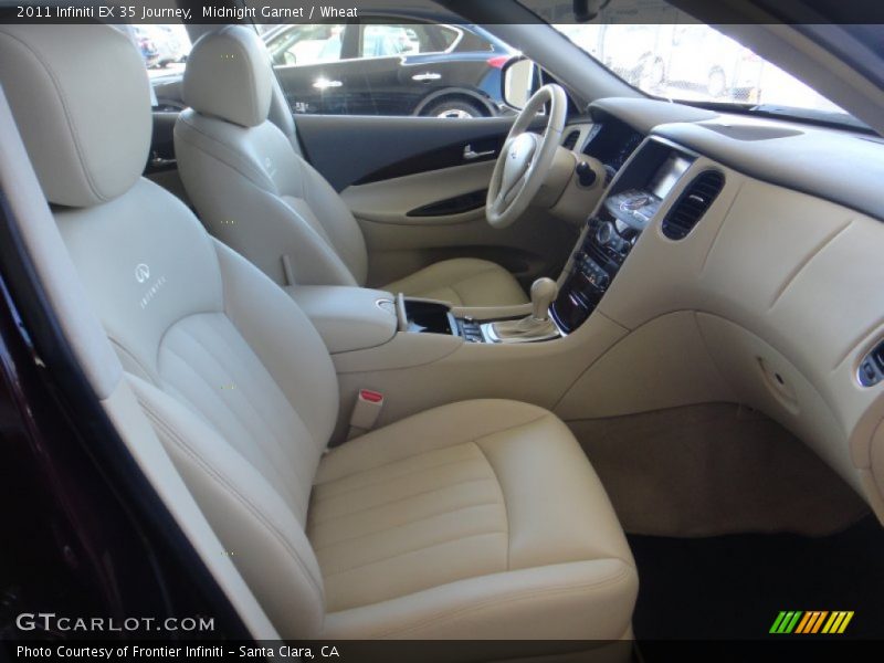 Midnight Garnet / Wheat 2011 Infiniti EX 35 Journey