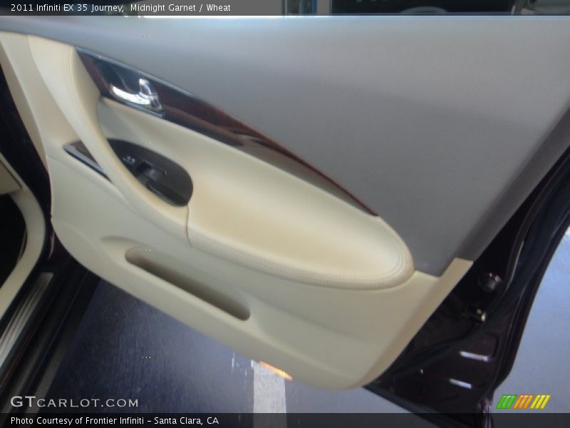 Midnight Garnet / Wheat 2011 Infiniti EX 35 Journey