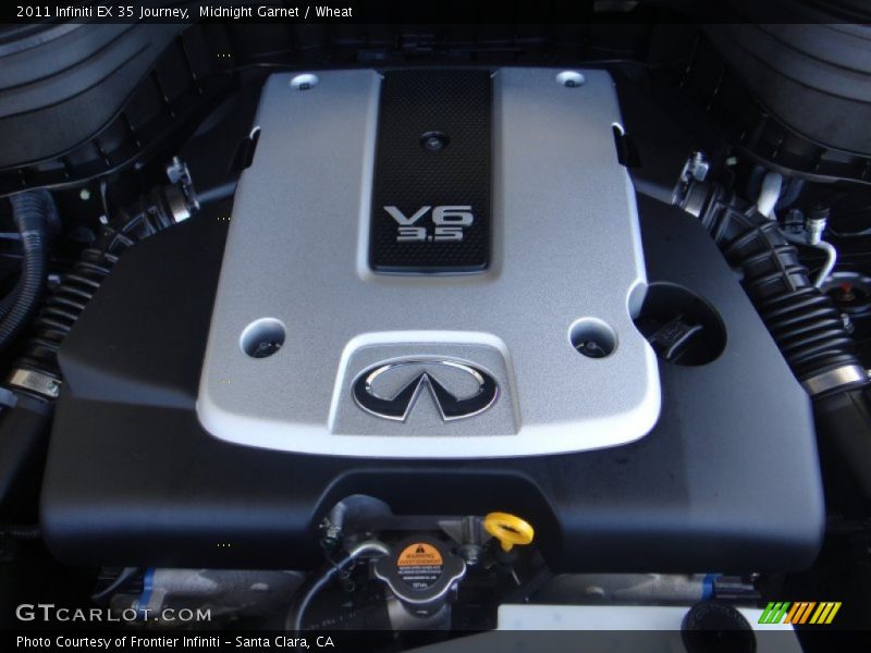 Midnight Garnet / Wheat 2011 Infiniti EX 35 Journey