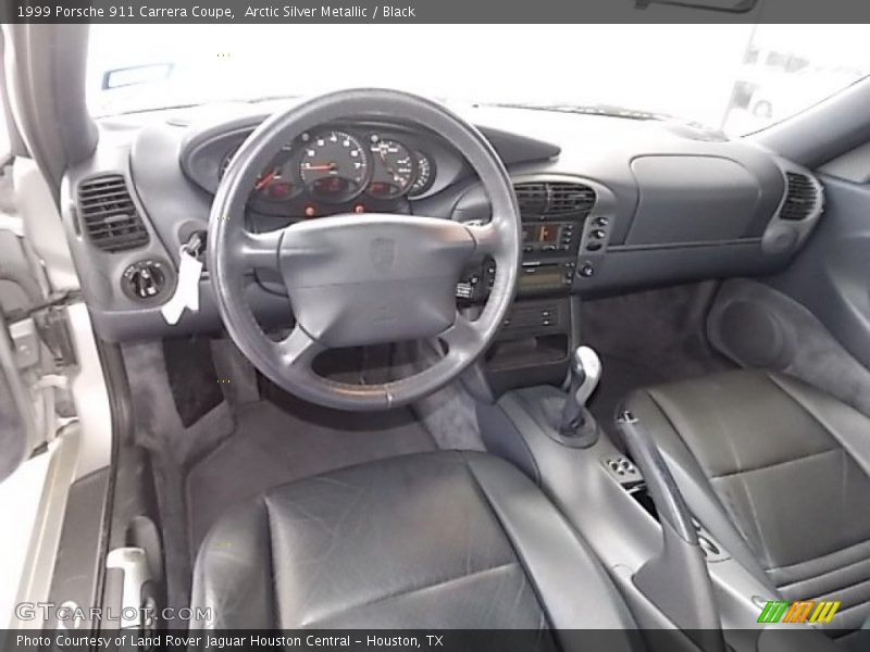 Arctic Silver Metallic / Black 1999 Porsche 911 Carrera Coupe