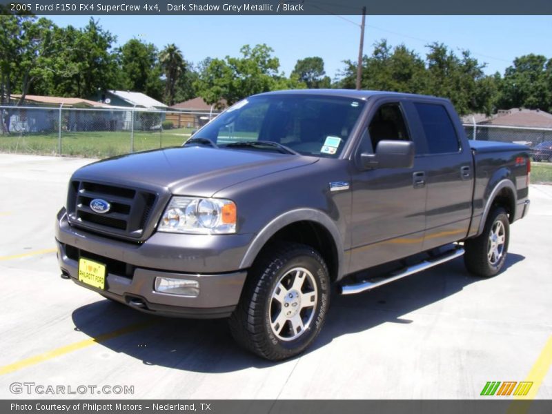 Dark Shadow Grey Metallic / Black 2005 Ford F150 FX4 SuperCrew 4x4