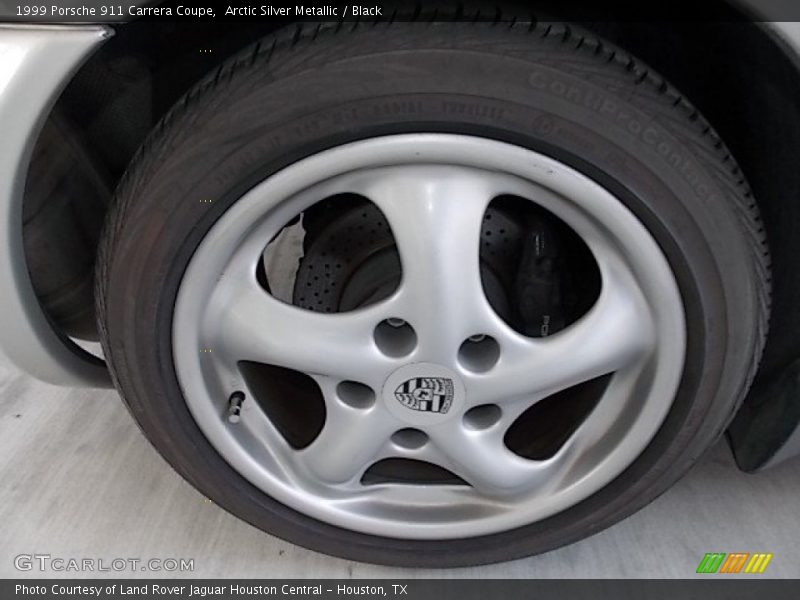 Arctic Silver Metallic / Black 1999 Porsche 911 Carrera Coupe