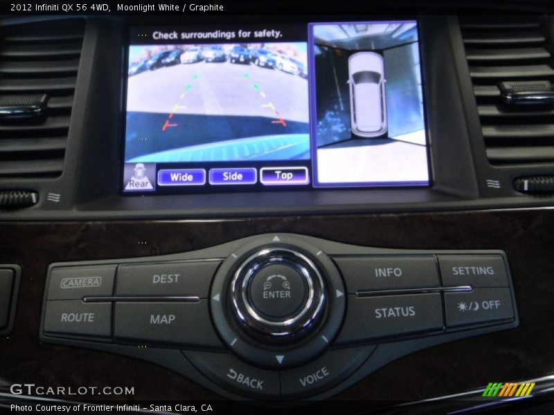 Moonlight White / Graphite 2012 Infiniti QX 56 4WD