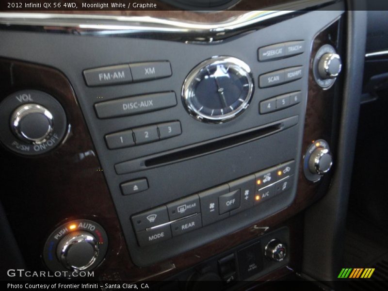 Moonlight White / Graphite 2012 Infiniti QX 56 4WD