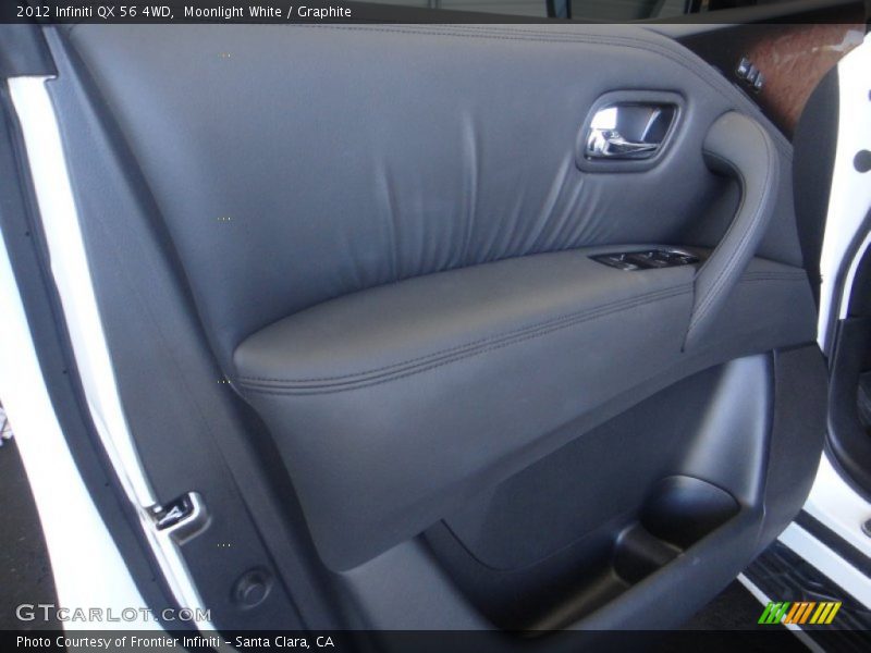 Moonlight White / Graphite 2012 Infiniti QX 56 4WD