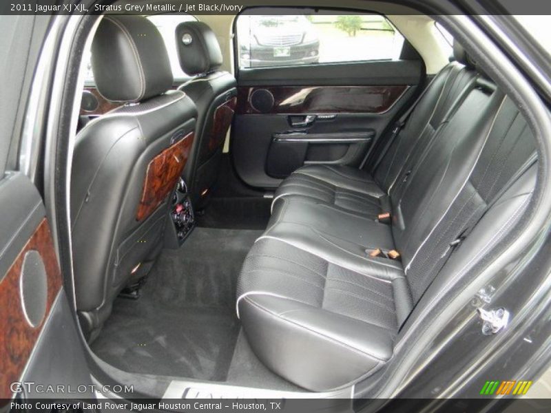 Stratus Grey Metallic / Jet Black/Ivory 2011 Jaguar XJ XJL