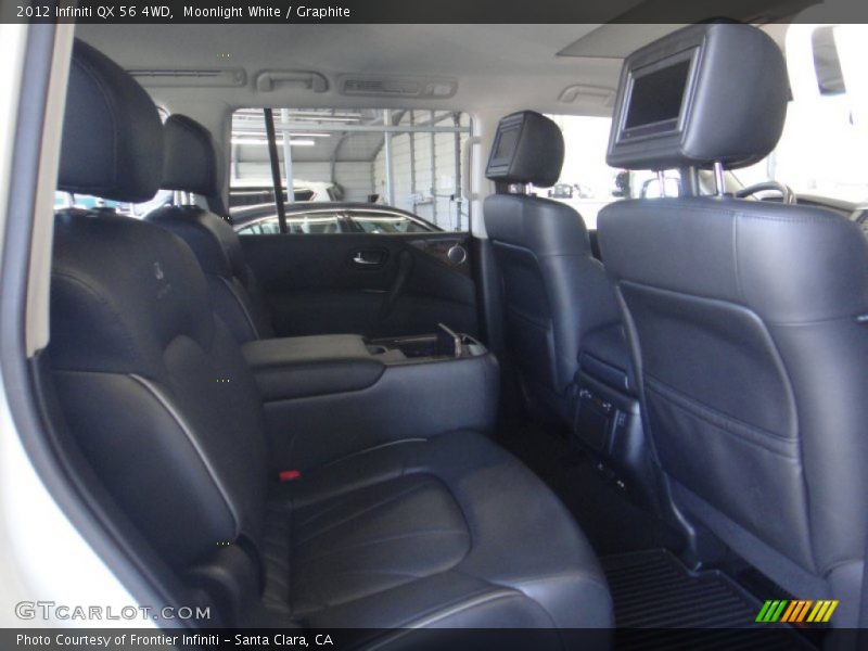 Moonlight White / Graphite 2012 Infiniti QX 56 4WD