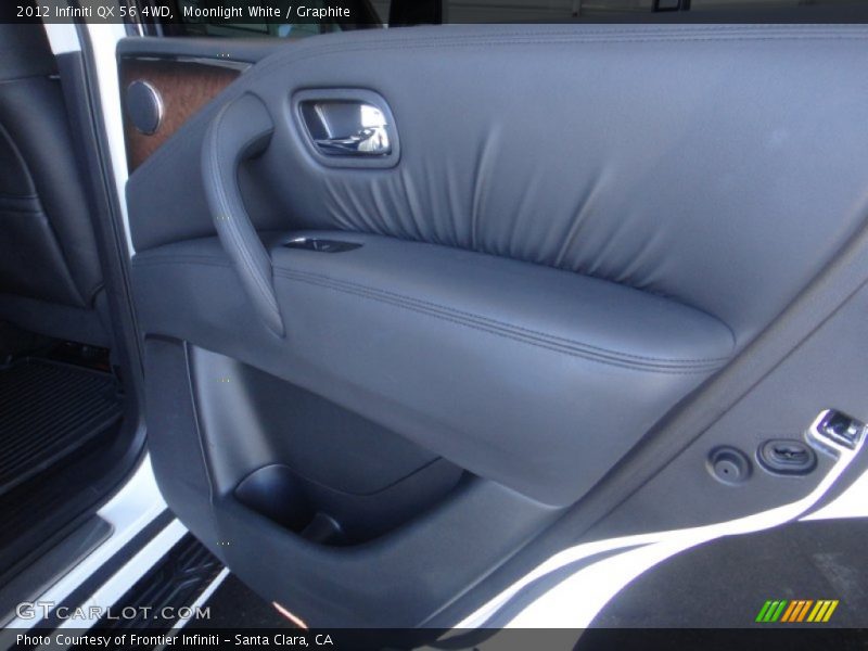 Moonlight White / Graphite 2012 Infiniti QX 56 4WD
