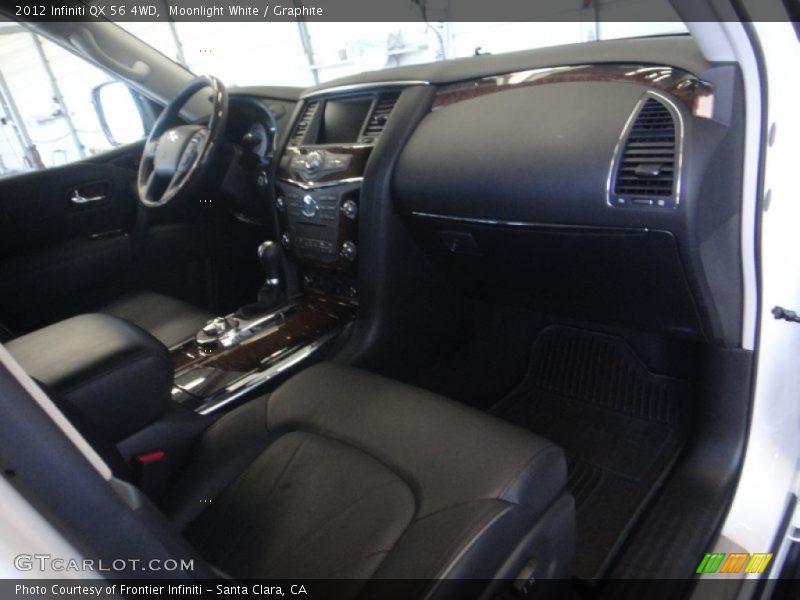 Moonlight White / Graphite 2012 Infiniti QX 56 4WD
