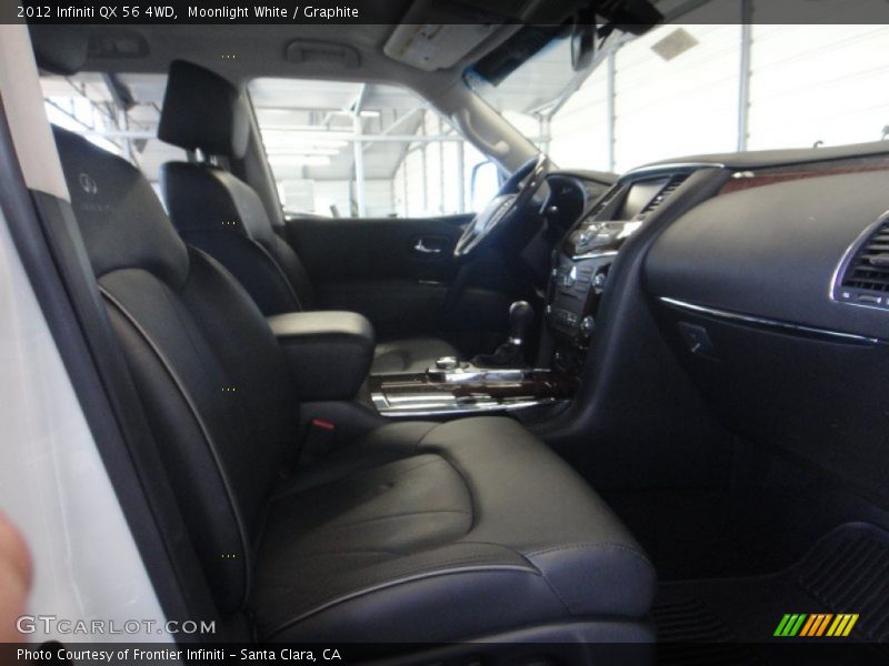 Moonlight White / Graphite 2012 Infiniti QX 56 4WD