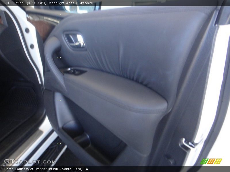 Moonlight White / Graphite 2012 Infiniti QX 56 4WD