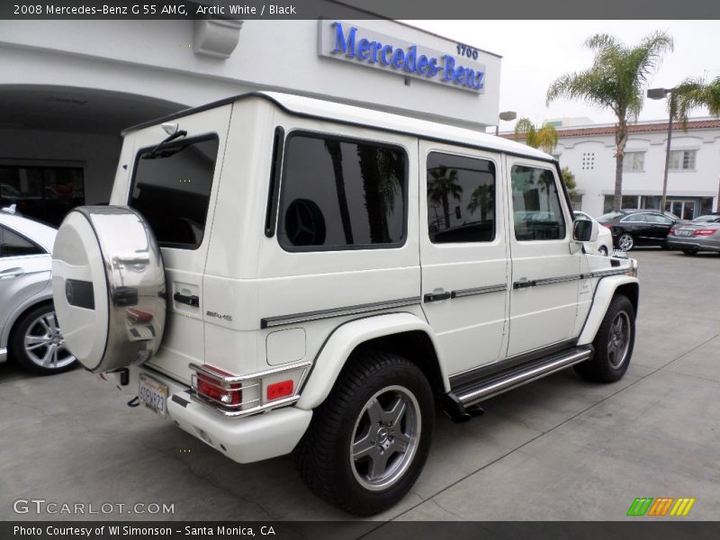 Arctic White / Black 2008 Mercedes-Benz G 55 AMG