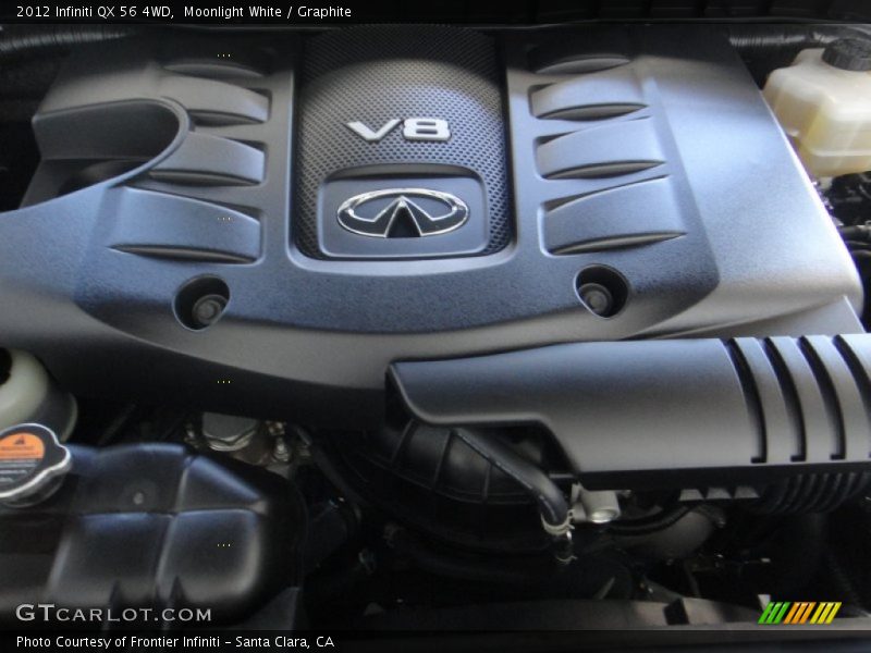  2012 QX 56 4WD Engine - 5.6 Liter DOHC 32-Valve VVEL CVTCS V8