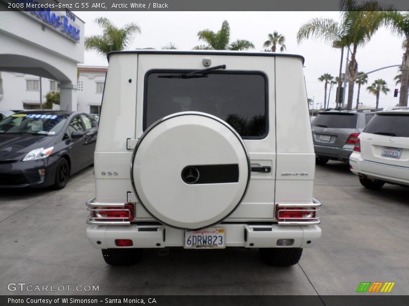 Arctic White / Black 2008 Mercedes-Benz G 55 AMG