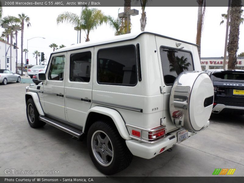 Arctic White / Black 2008 Mercedes-Benz G 55 AMG