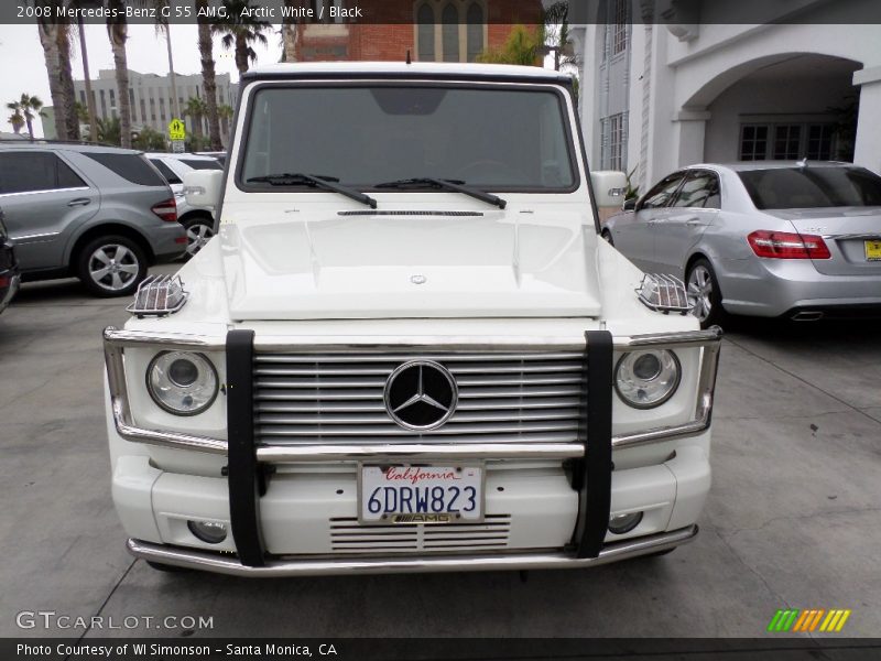 Arctic White / Black 2008 Mercedes-Benz G 55 AMG