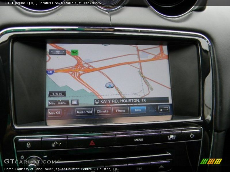 Stratus Grey Metallic / Jet Black/Ivory 2011 Jaguar XJ XJL