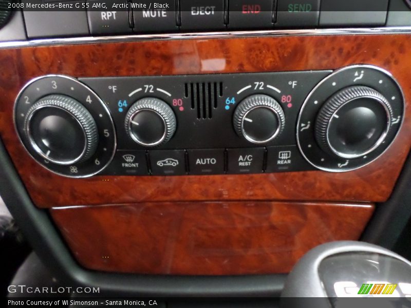 Arctic White / Black 2008 Mercedes-Benz G 55 AMG