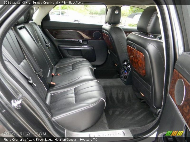 Stratus Grey Metallic / Jet Black/Ivory 2011 Jaguar XJ XJL