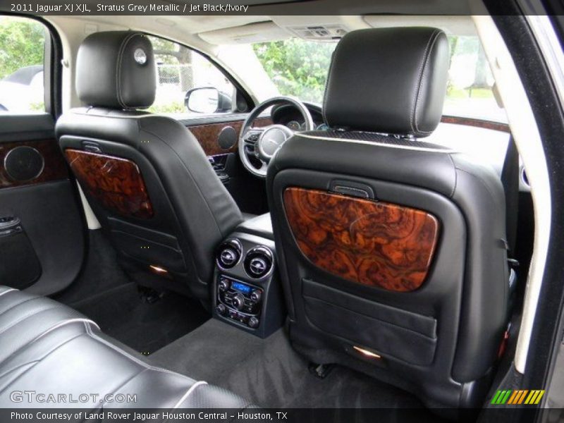 Stratus Grey Metallic / Jet Black/Ivory 2011 Jaguar XJ XJL