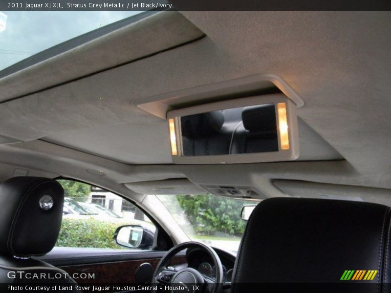 Stratus Grey Metallic / Jet Black/Ivory 2011 Jaguar XJ XJL