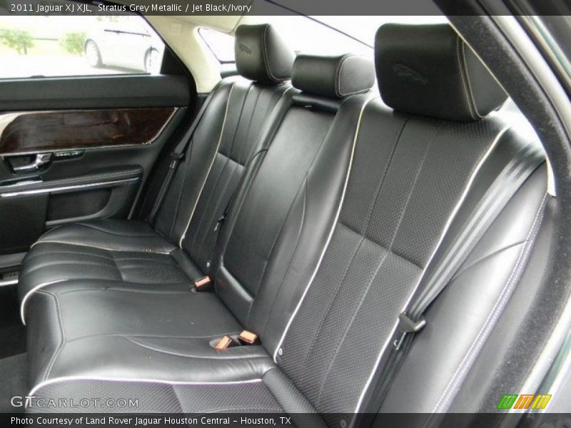 Stratus Grey Metallic / Jet Black/Ivory 2011 Jaguar XJ XJL