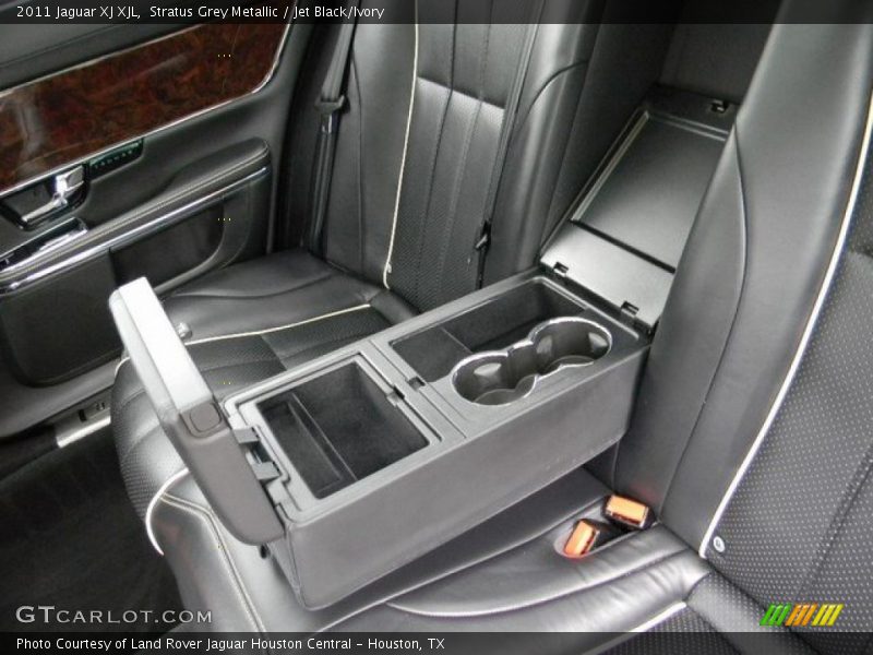 Stratus Grey Metallic / Jet Black/Ivory 2011 Jaguar XJ XJL