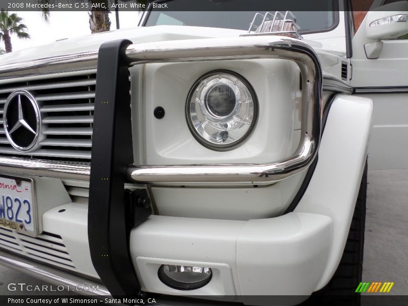 Arctic White / Black 2008 Mercedes-Benz G 55 AMG