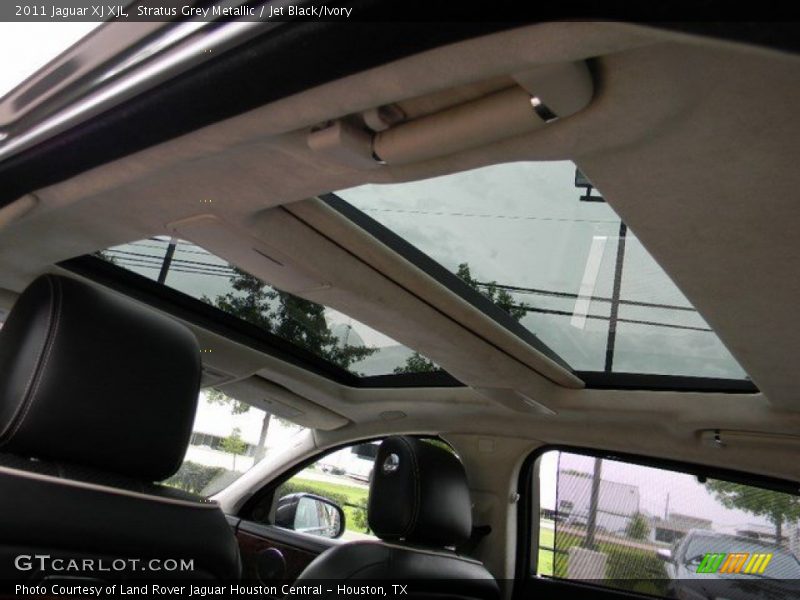 Stratus Grey Metallic / Jet Black/Ivory 2011 Jaguar XJ XJL