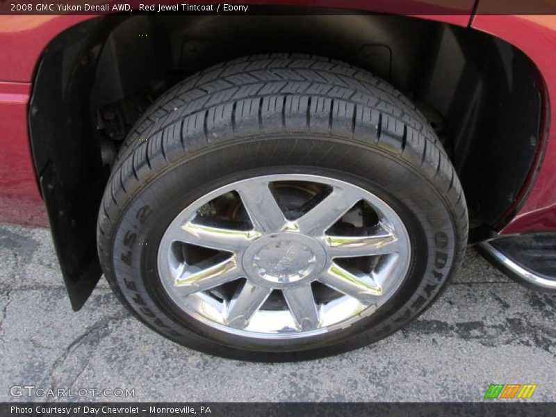 Red Jewel Tintcoat / Ebony 2008 GMC Yukon Denali AWD