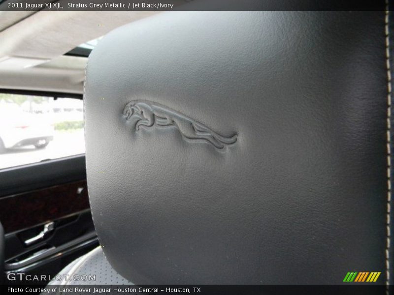 Stratus Grey Metallic / Jet Black/Ivory 2011 Jaguar XJ XJL