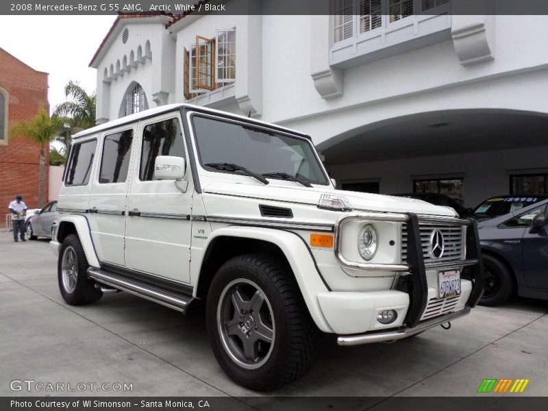 Arctic White / Black 2008 Mercedes-Benz G 55 AMG