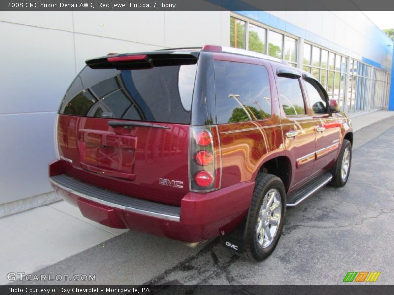 Red Jewel Tintcoat / Ebony 2008 GMC Yukon Denali AWD