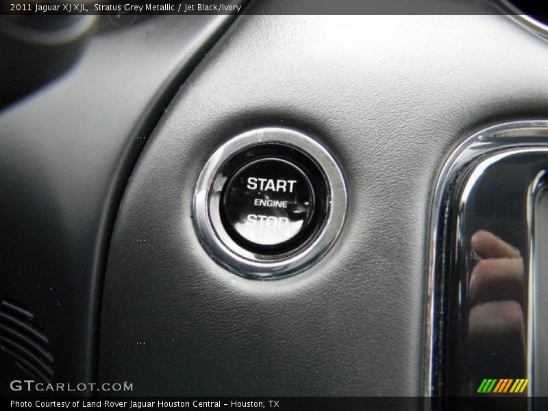 Stratus Grey Metallic / Jet Black/Ivory 2011 Jaguar XJ XJL