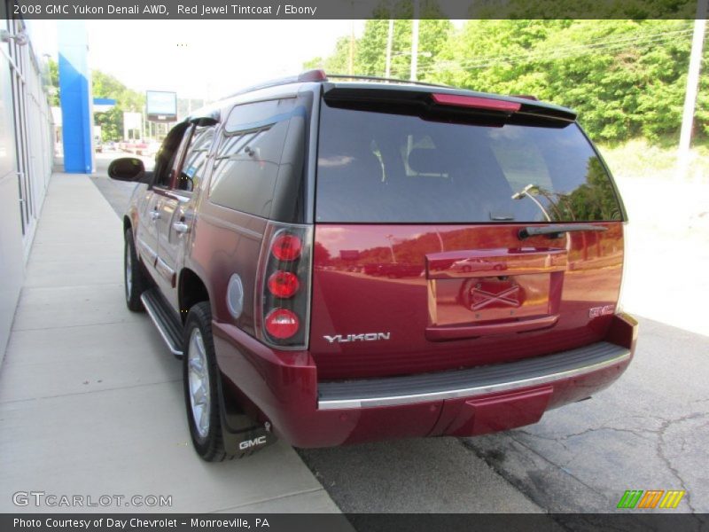 Red Jewel Tintcoat / Ebony 2008 GMC Yukon Denali AWD