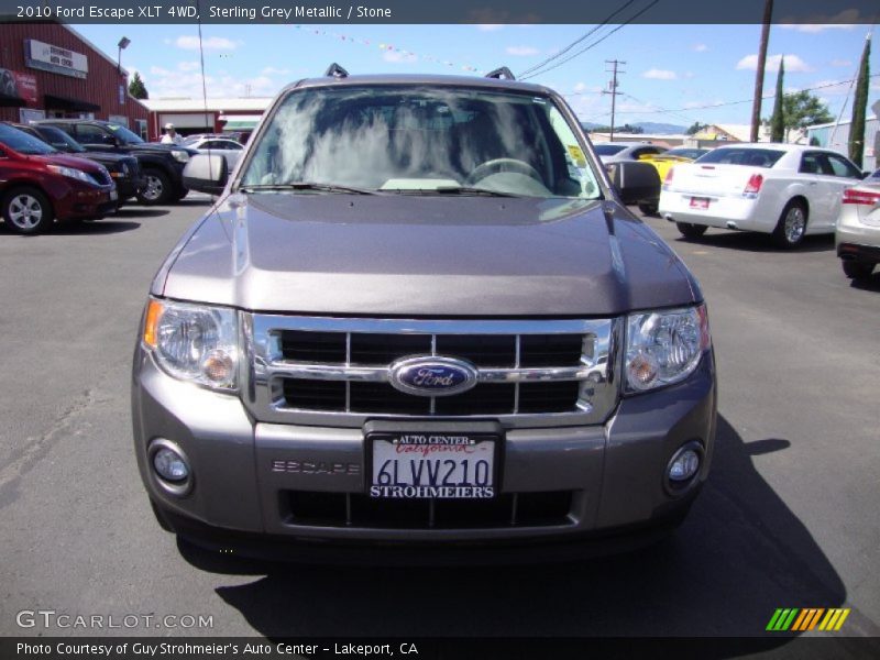 Sterling Grey Metallic / Stone 2010 Ford Escape XLT 4WD