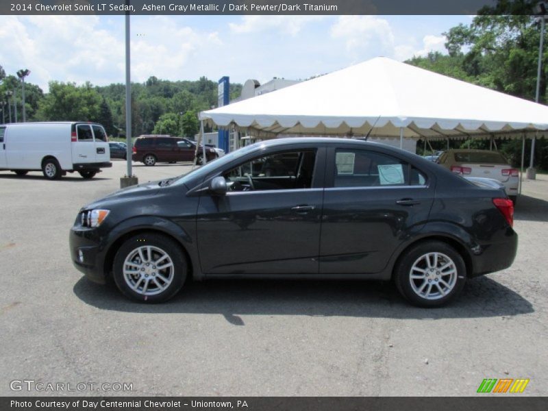 Ashen Gray Metallic / Dark Pewter/Dark Titanium 2014 Chevrolet Sonic LT Sedan