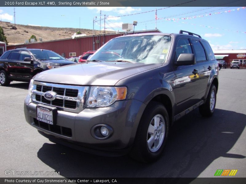 Sterling Grey Metallic / Stone 2010 Ford Escape XLT 4WD
