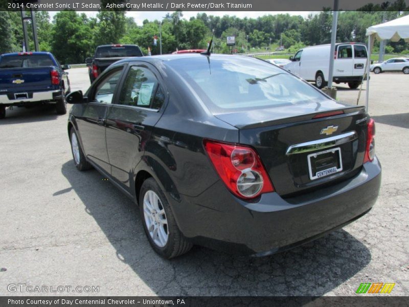 Ashen Gray Metallic / Dark Pewter/Dark Titanium 2014 Chevrolet Sonic LT Sedan