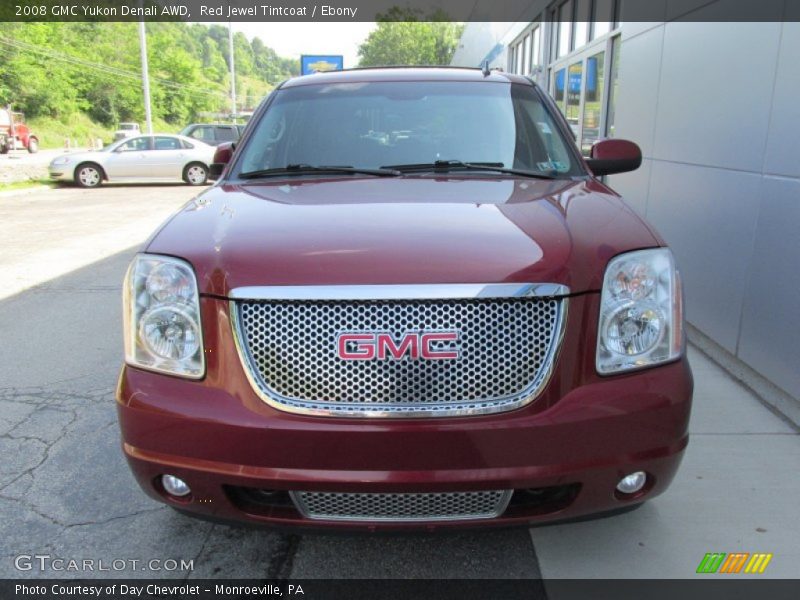 Red Jewel Tintcoat / Ebony 2008 GMC Yukon Denali AWD